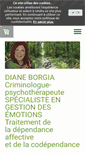 Mobile Screenshot of dianeborgia.com