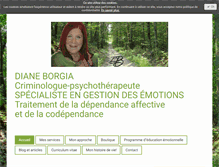 Tablet Screenshot of dianeborgia.com